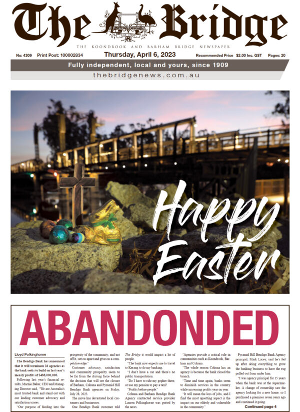 The Koondrook and Barham Bridge Newspaper 6 April 2023