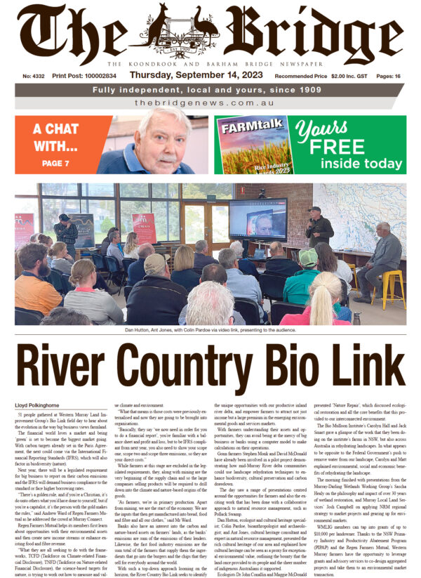 The Koondrook and Barham Bridge Newspaper 14 September 2023